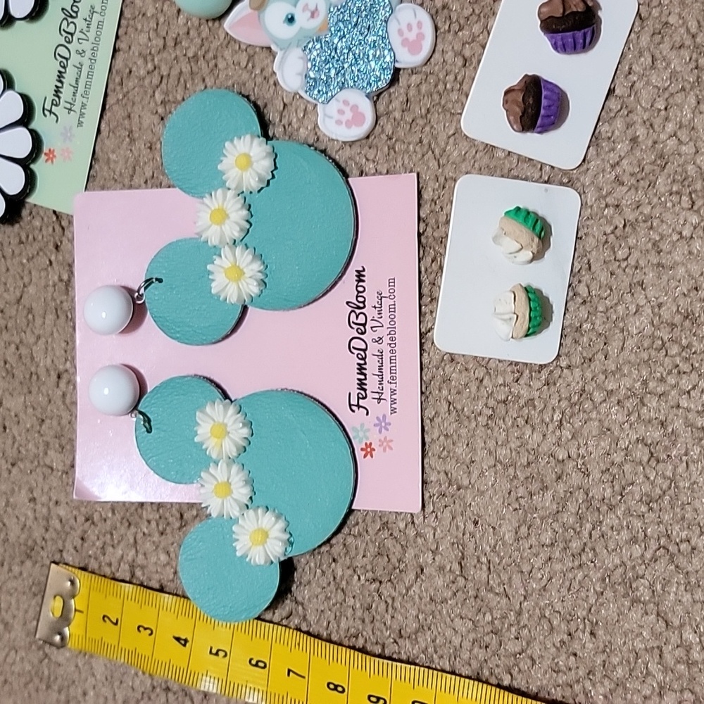 Colorful Disney Earrings Lot - Picture 2 of 3